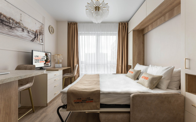 Апартаменты Студия KeyGo #1059 меньше шума, больше света