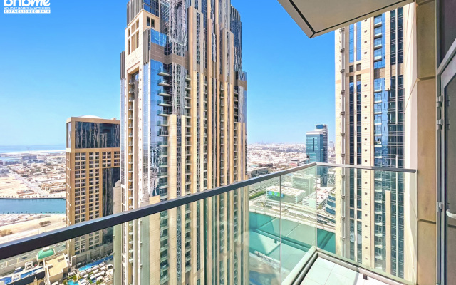 Апартаменты bnbmehomes | Modern Interior 2 BR | Al Habtoor-3504