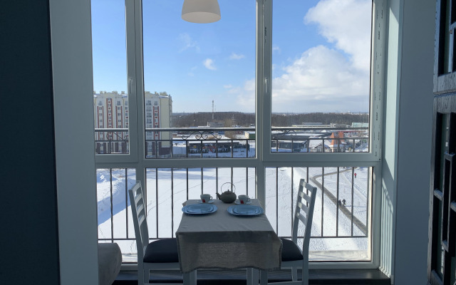 Апартаменты с видом на пруд