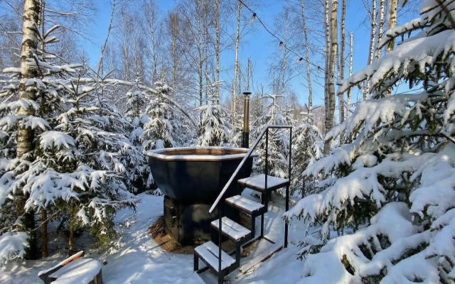 Частный Дом ЕлкиШале с 3мя спальнями, баней и чаном