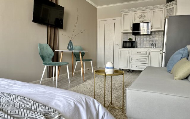 Studiya Oazis v Tsentre s Vidom na Gory Flat