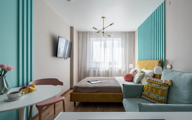 YOUR APART at the Kirovsky Zavod metro station for 3 guests