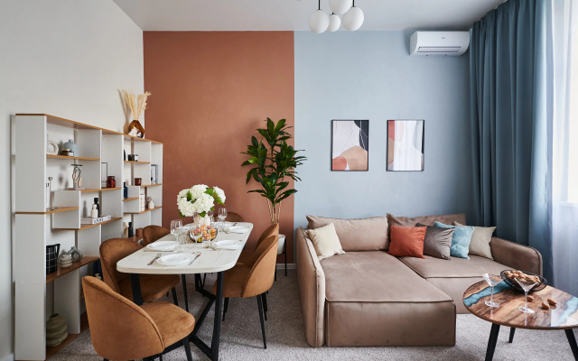 GM Tihaya i uyutnaya Trekhkomnatnaya na Krasnopresnenskoj naberezhnoj Apartments