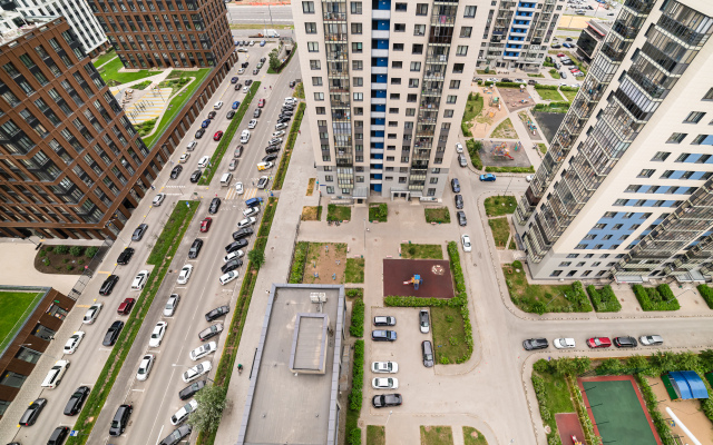 Квартира с Панорамным Видом с 19 Этажа у Аквапарка