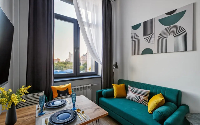 Апартаменты Красивая студия для 4-х мцд Красный Балтиец