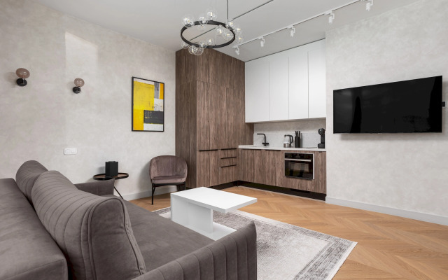 SkyRent Moskva Siti s panoramnoy vannoy i uglovoy panoramoy 47 etazh Apartments