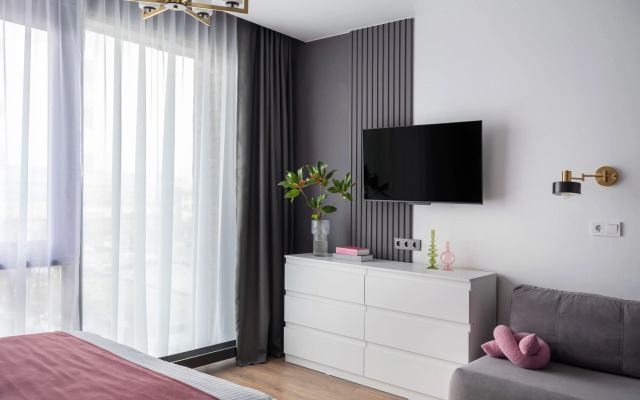 Апартаменты Стильная студия в ЖК Метрополия