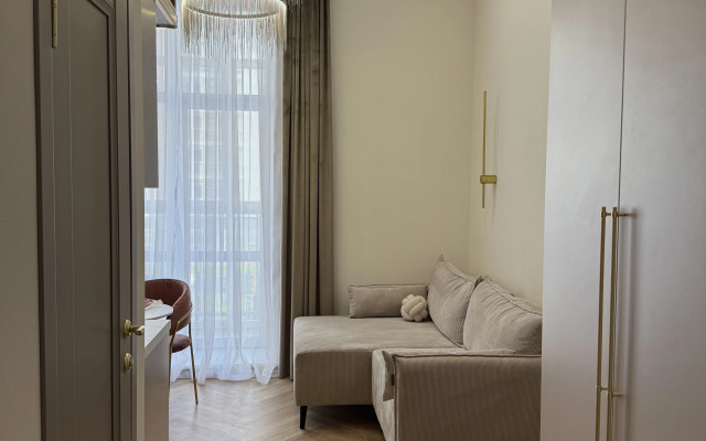 Апартаменты Двухуровневая студия KrasLoft в ЖК Преображенский на 4 человек