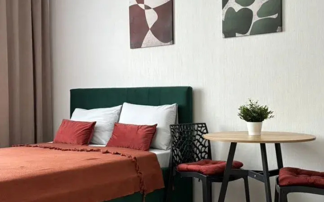 Квартира Уютная cтудия рядом с метро Чкaлoвскaя