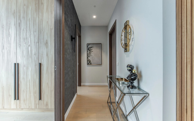 Апартаменты Москва Сити трех комнатные угловой вид