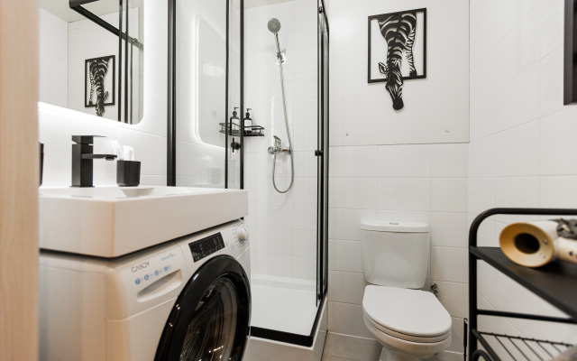 Квартира студия стильный дизайн