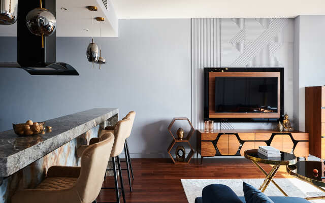 GM Apartments Shikarnaya Dvushka v Moskva Siti v Bashne Oko Flat