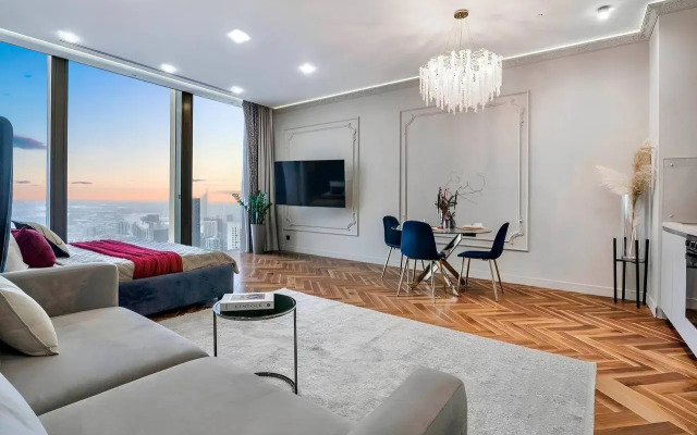Sky City Moscow Luchshiy Zakatniy Vid na 43etaghe v Moskva City Apartments