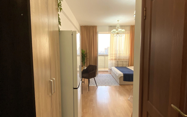 Квартира Уютная Студия с Видом на Город