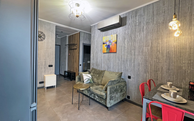 Апартаменты Уютные апартаменты Prime Grey в ЖК Савеловский Сити в центре Москвы