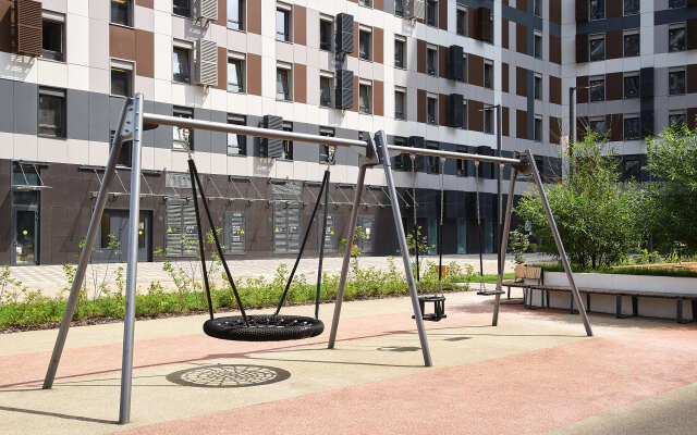 Uyutnaya novaya studiya u metro Spartak Apartments
