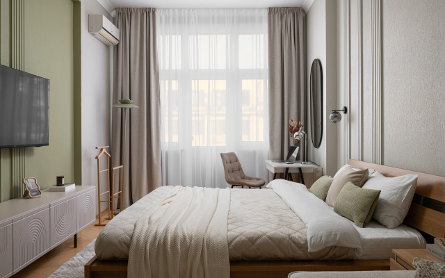 Квартира Видовая Трехкомнатная с Эркерным Балконом