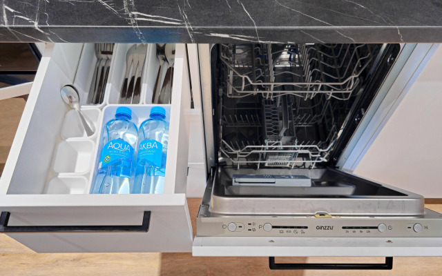 Апартаменты Стильная новая студия с видом на Москва-Сити