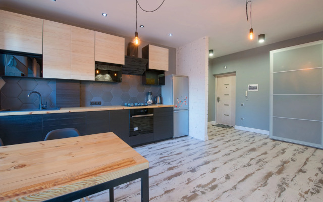 Квартира студия в стиле лофт