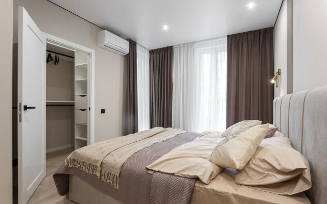 Квартира Уютная евро-двушка рядом с Рыбной деревней