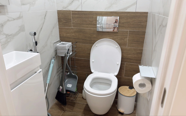 Apartament favorit MorskayaSimfonya-2 s panoramoj na more, bassejnom na territorii ZhK Apartment