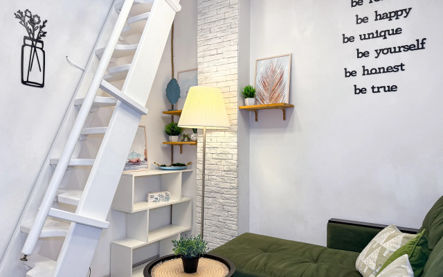 Квартира Стильная студия на 2 ярусах у моря