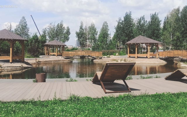 Квартира Гостевые квартиры Алеся с видом на лес и пруд