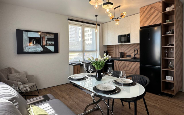 Апартаменты ДзенХоум в стиле оп-арт 105