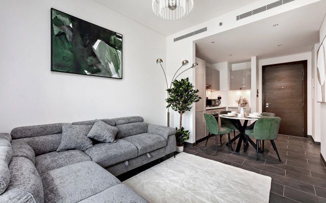 Апартаменты Вдохновляющие 1BR в Sobha Hartland