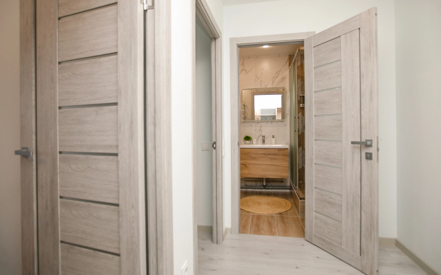 Квартира Романтичная евродвушка с панорамными окнами для незабываемого отдыха