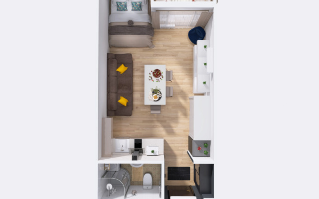 S vidom na Moskvu Apartments