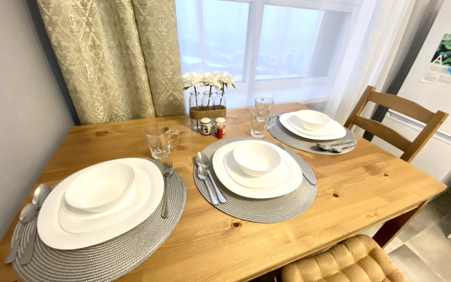 Apartment Two-room FSF Elite with Exclusive view and coffee machine