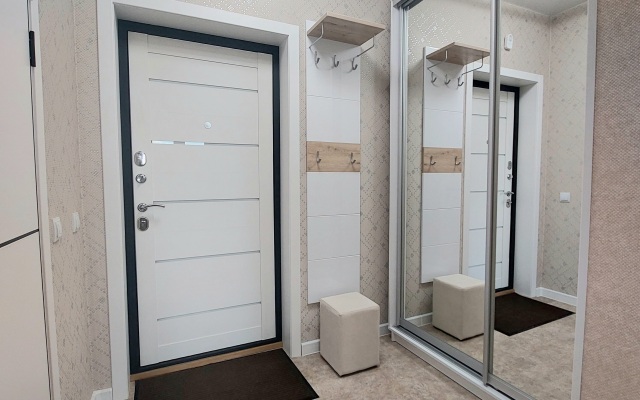 Квартира Уютная квартира-студия с видом на Бугринский мост