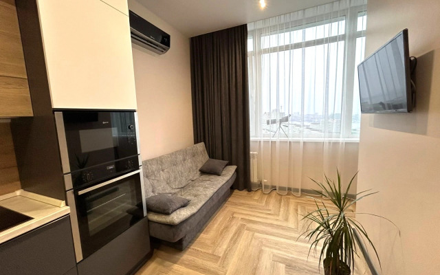 Na Visokom Yetazhe s Vidom na More, Nedaleko ot Tsentra Apartment. Fastovskaya, 29.