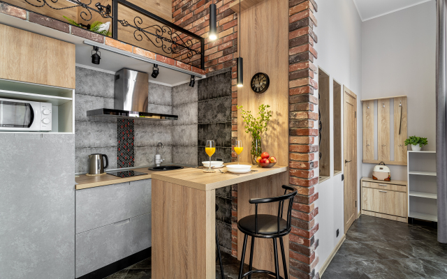 Апартаменты Двухэтажные в Стиле Гранж от Home Group apartments