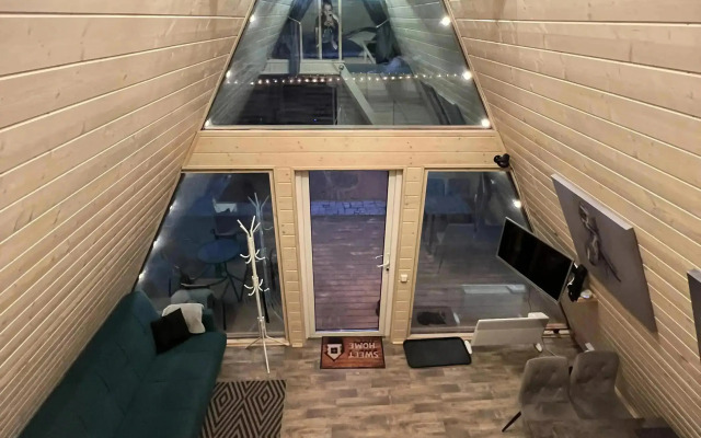 Частный дом Уютный у Реки с Чаном в Современном Стиле