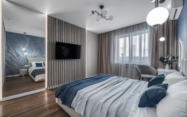 Квартира Однокомнатная со стильным дизайнерским ремонтом