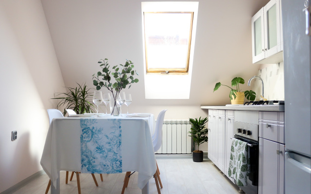 Trekhkomnatnye apartamenty Pro.apartment Mansarda Amalienau Na Pugacheva Apartments