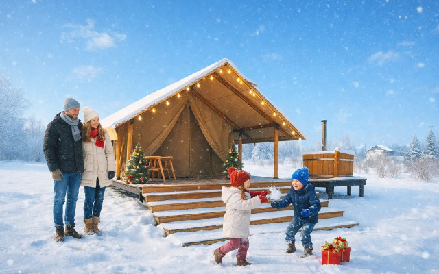 Глэмпинг Носороги