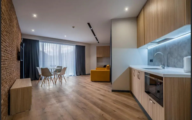 Апарт-отель New Gudauri Atrium Modern Apartments with Ski in/out
