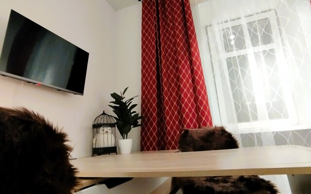 Studiya Garry Potter s divanom na rizhskoy Apartment