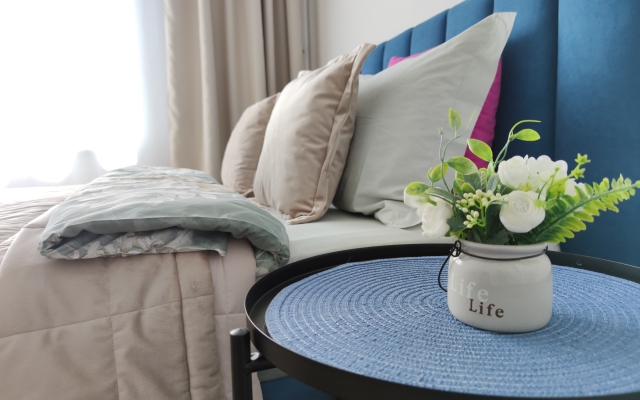 Квартира Современная Студия с большой кроватью и кондиционером