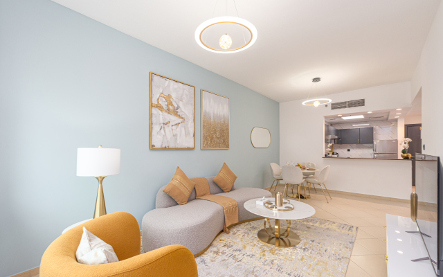 Marco Polo - 1BR with Marina Views Near Metro & Marina Mall Apartments