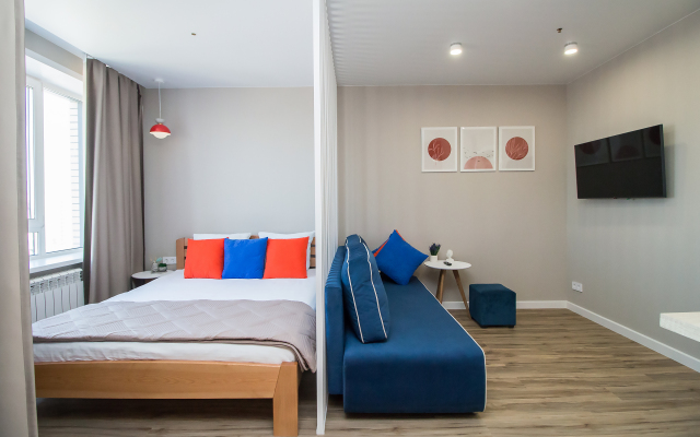 Апартаменты Яркая Палитра Возле Метро