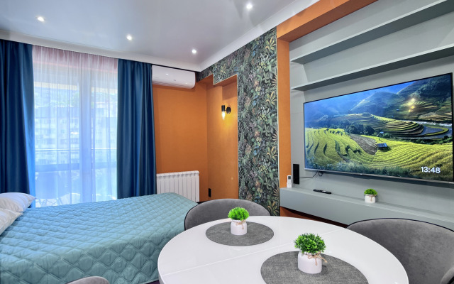 Апартаменты студия с балконом в центре Сочи