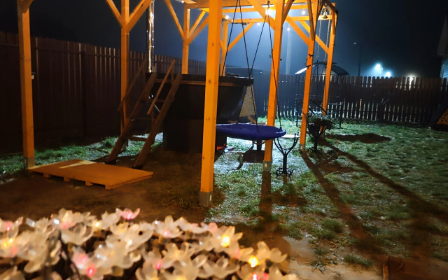 Частный Дом А-фрейм с банным чаном