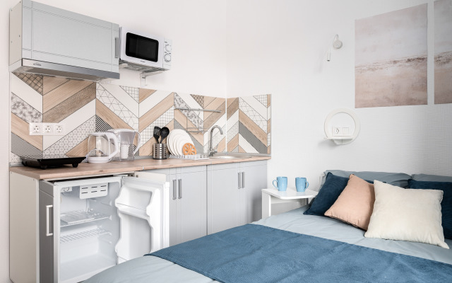 Stilnaya studiya v 5 min ot art-zavoda Flakon Apartments