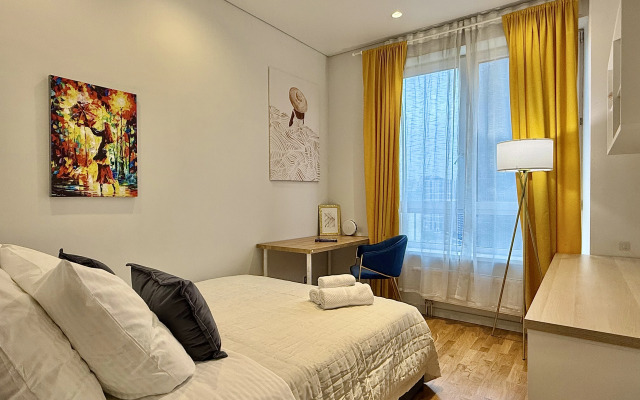 Апартаменты для 6 гостей с видом на Москва-Сити