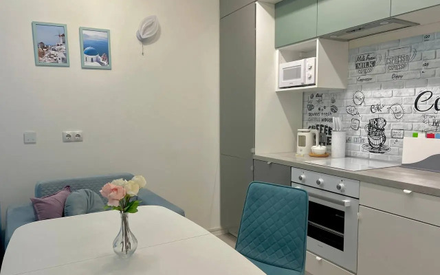 Апартаменты Двухкомнатные на высоком этаже с видом на город