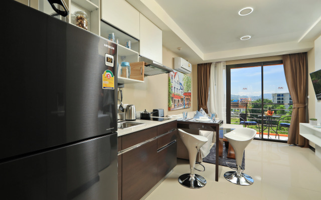 Апартаменты 1-комнатные рядом с пляжем Май Кхао MBC-1620